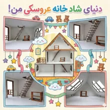 خانه عروسکی دکو مارکت مدل فرشته