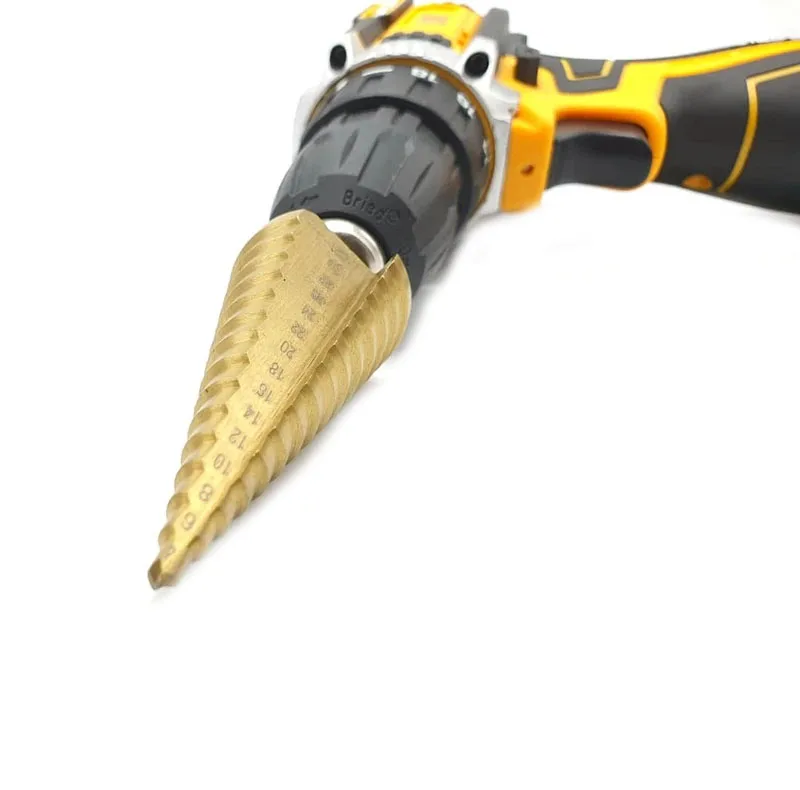 مته کاجی و مخروطی پلکانی فیدار مدل HSS-X3 مجموعه 3 عددی