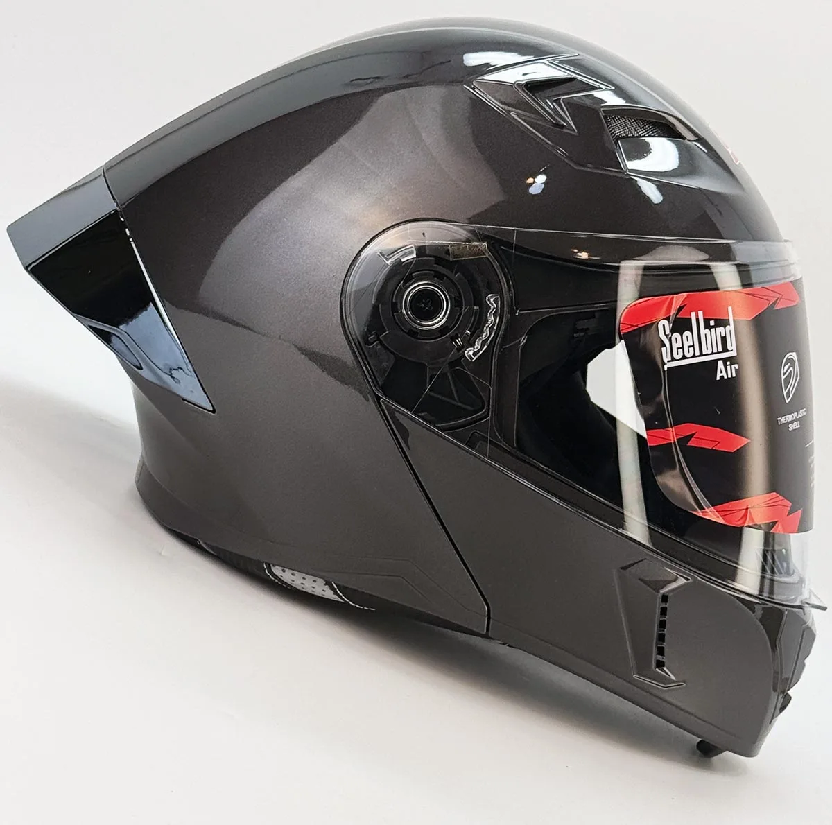 کلاه کاسکت فک متحرک استیل برد مدل Predator کد 2376
