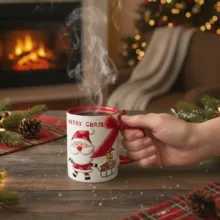 ماگ طرح کریسمس مدل Santa کد 140