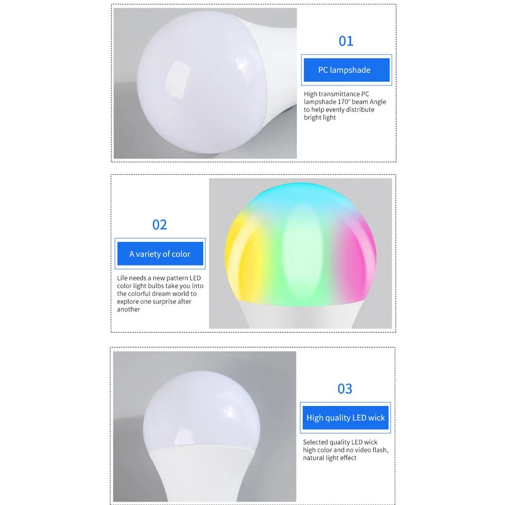 لامپ ال ای دی هوشمند 5 وات هارمن مدل SMART-LED-BULB پایه E27