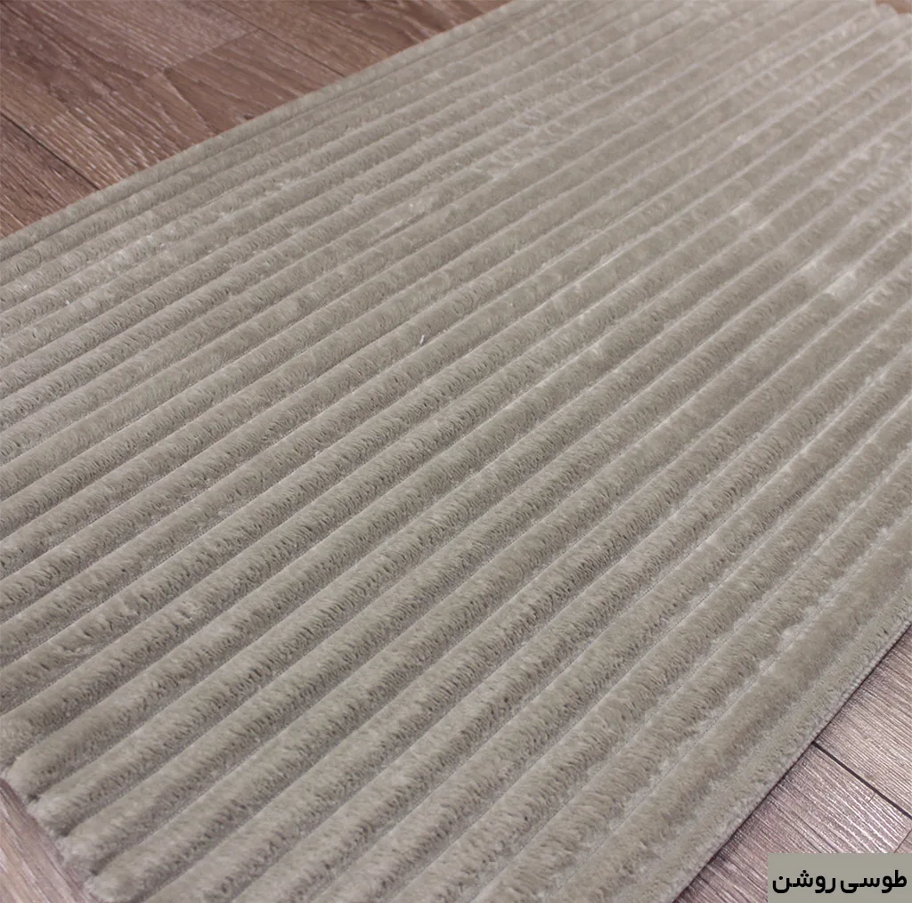 پادری وینوما مدل 4 لایه مخمل استرایپ سایز 50×100 سانتی متر مناسب برای فضای داخلی بسته 2 عددی