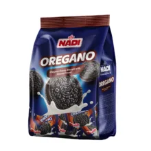 بیسکویت کرم دار کاکائویی اورگانو با مغزی شکلاتی نادی – 250 گرم