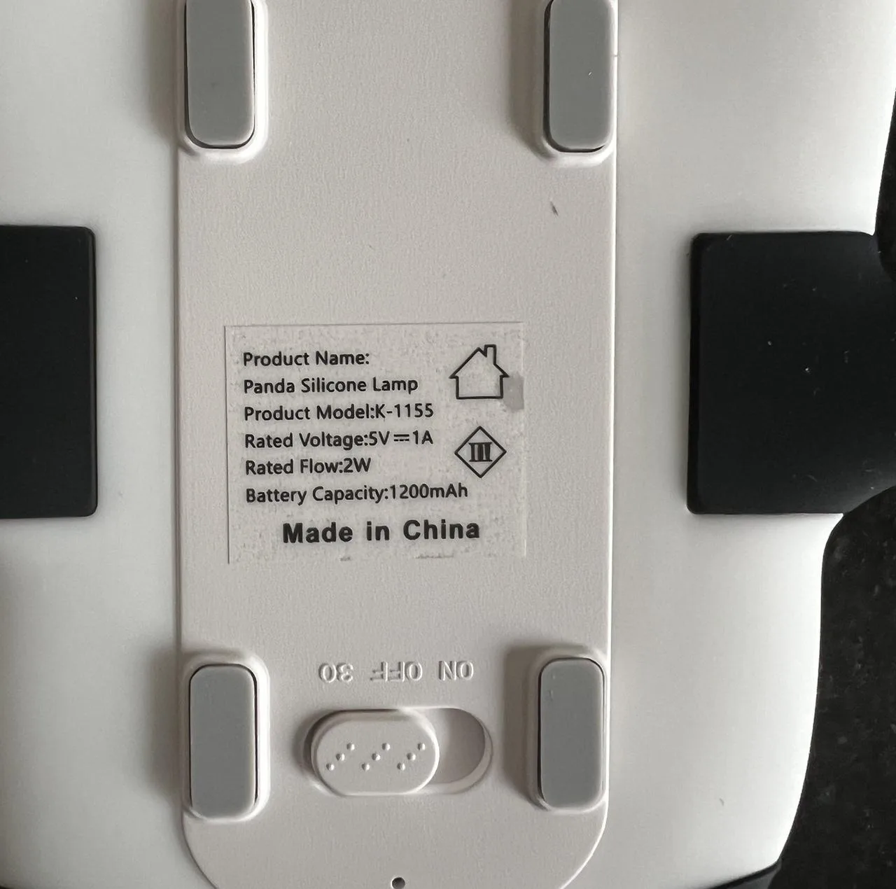 چراغ خواب اتاق کودک مدل panda