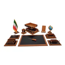 ست لوازم اداری رومیزی منظم مدل 1166 مجموعه 11 عددی