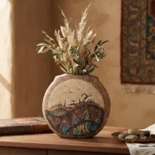 گلدان سرامیکی مدل سیلک کد 19