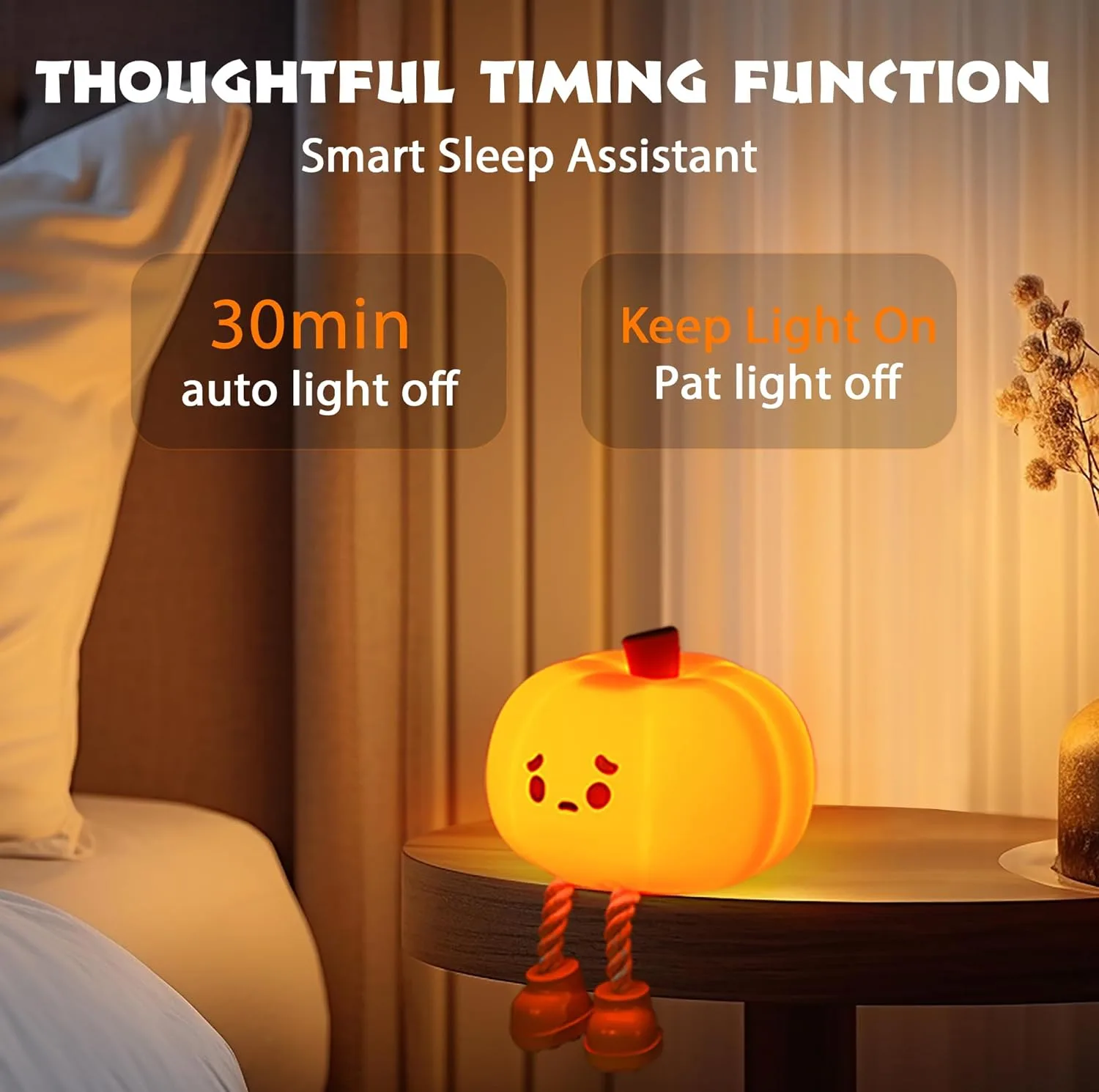 چراغ خواب کودک مدل pumpkin