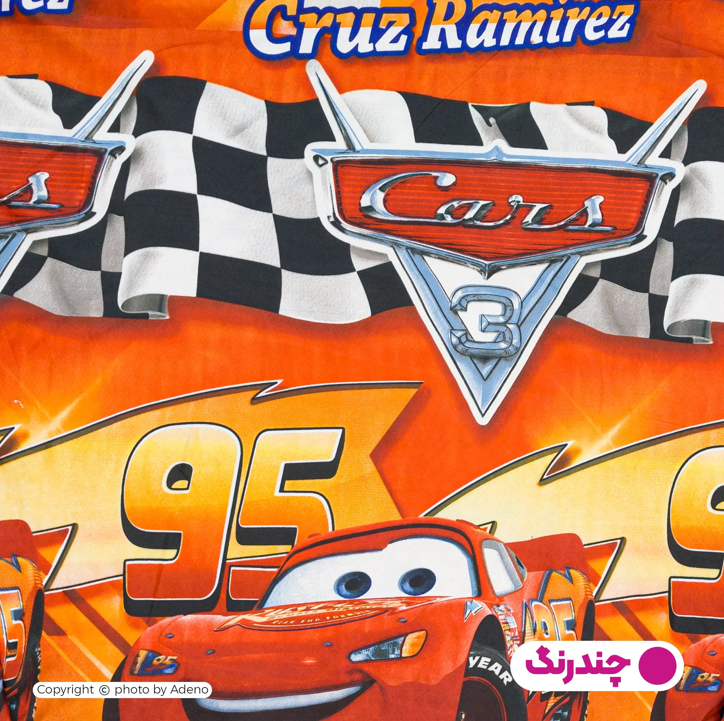 بالش نوزاد آدنو مدل Cars کد MC19