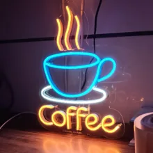 چراغ نئونی طرح coffee کد CO33X24
