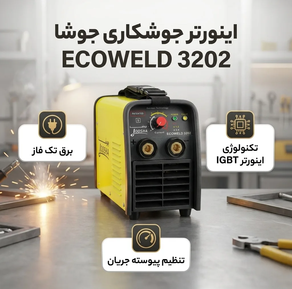اینورتر جوشکاری جوشا مدل ECOWELD 3202
