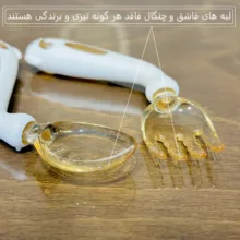 ست قاشق و چنگال کودک مدل حالت پذیر کد 2025