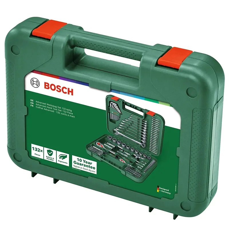 آچار و بکس بوش مدل فوق حرفه ای کد 1600A02Z9B مجموعه 132 عددی