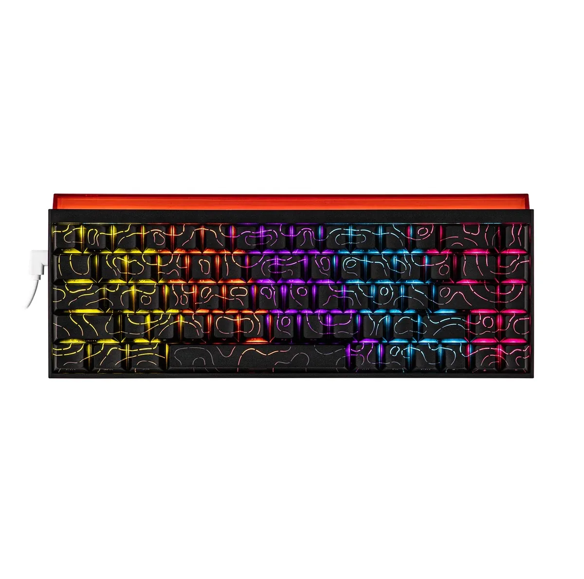 کیبورد با سیم آجز مدل NK68 Mixed Light Mechanical