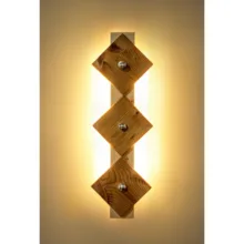 چراغ دیواری مدل چوبی کد Triple 40