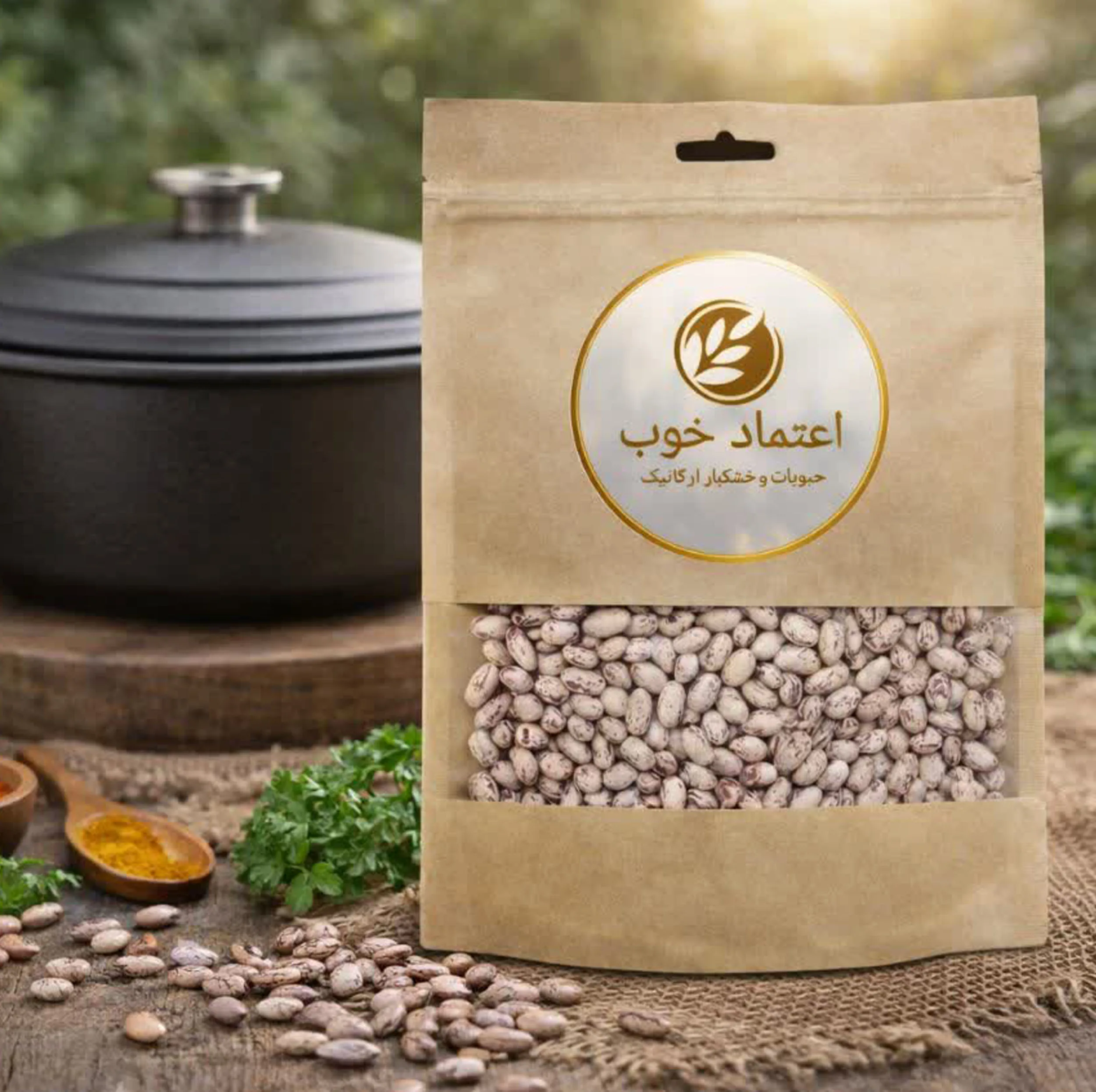 لوبیا چیتی اعتماد خوب - 900 گرم