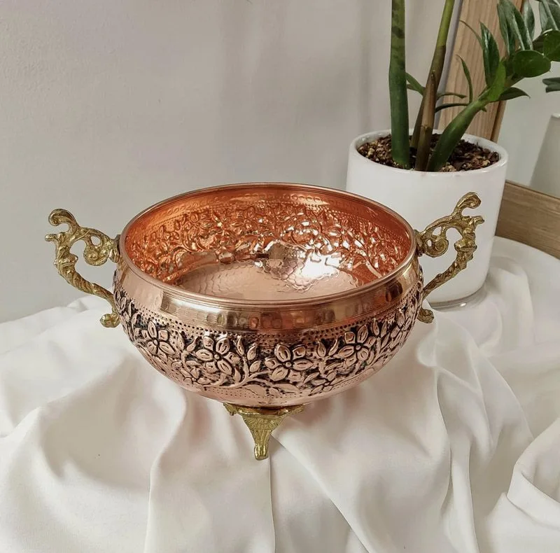 شکلات خوری مسی مدل اطلس کد ZH434.1