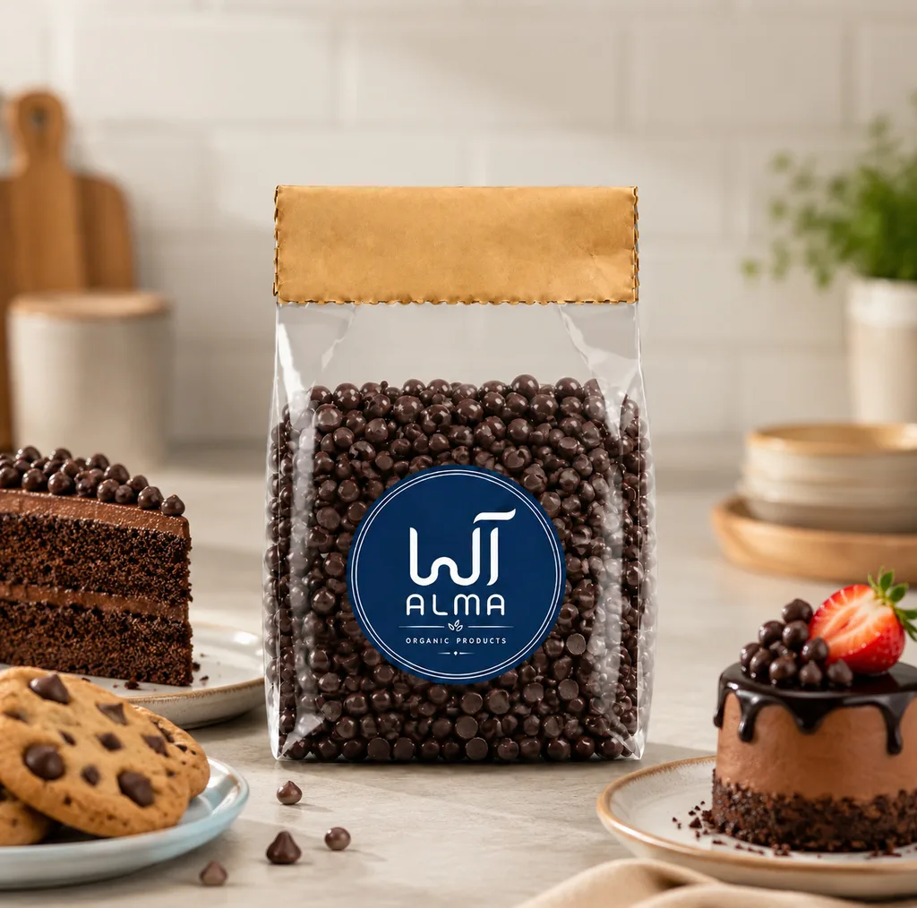 شکلات لپه ای آلما - 200 گرم بسته 2 عددی