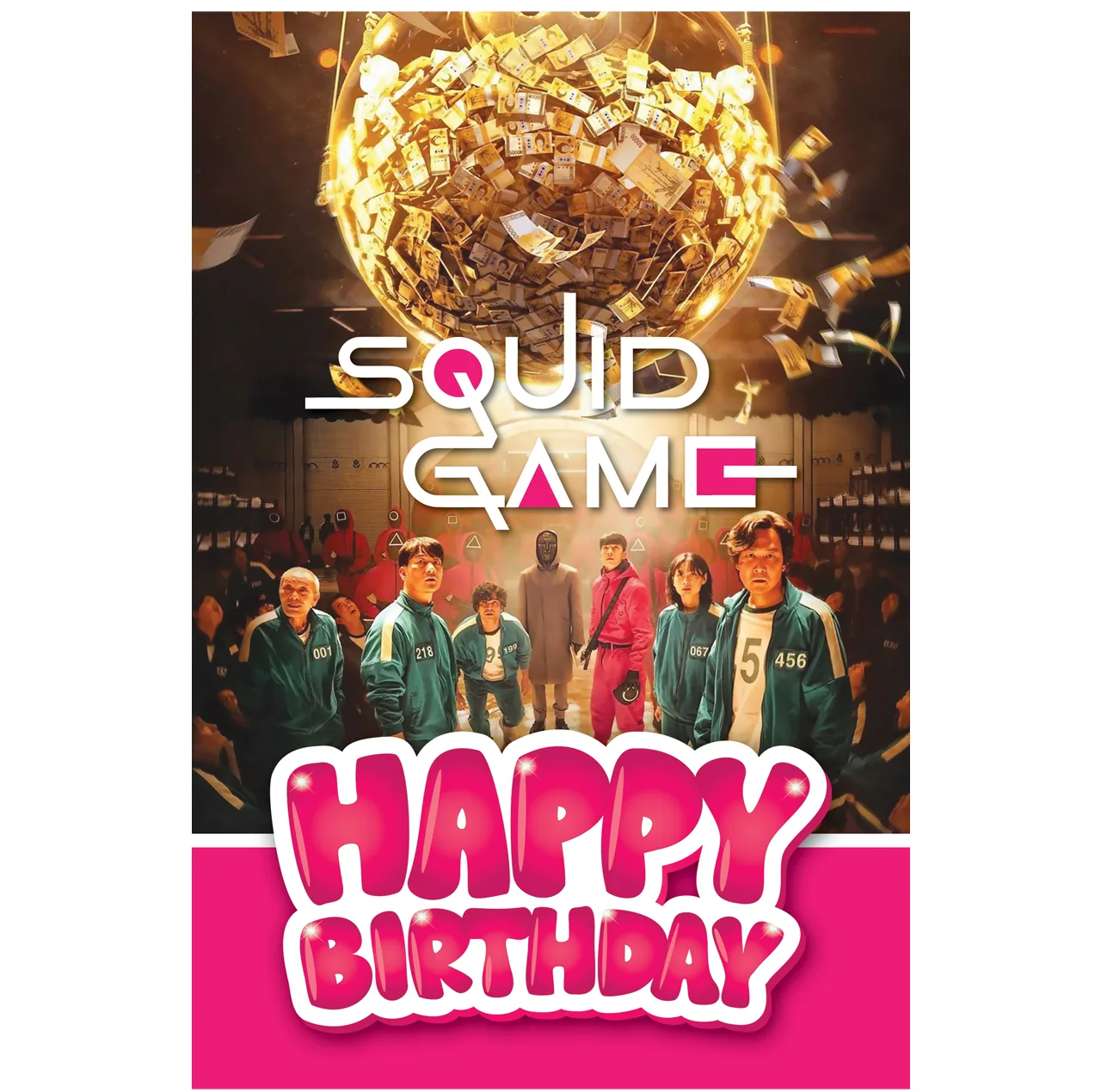 بنر تم تولد مدل Squid Game کد 1099