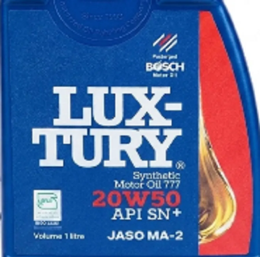 روغن موتور سیکلت تمام سنتتیک بوش مدل SN Plus 20W-50 حجم 1 لیتر بسته 2عددی