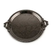 سینی دسته دار مدل 34858 سایز 27×24 سانتی‌متر