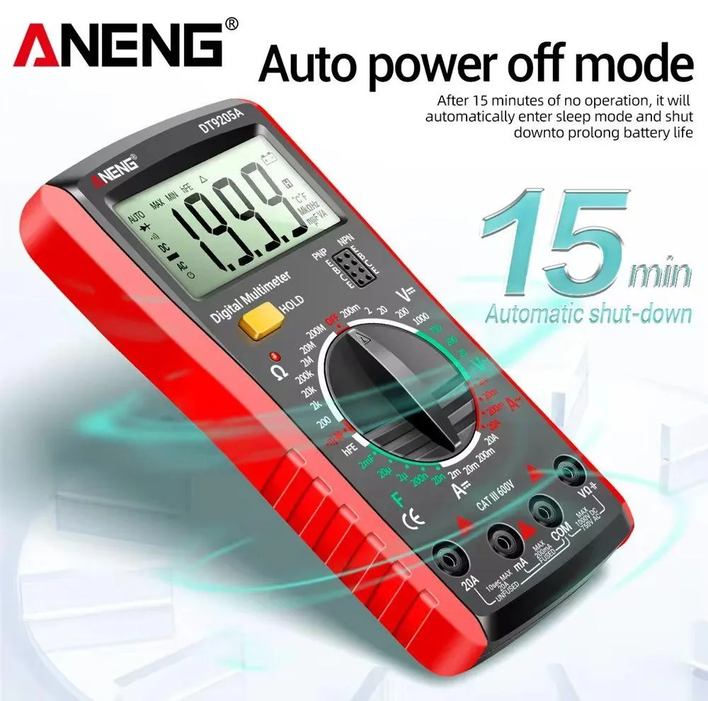 مولتی متر دیجیتال آننگ مدل DT9205A