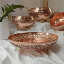 شیرینی خوری مسی مدل اطلس کد  ZH434.2
