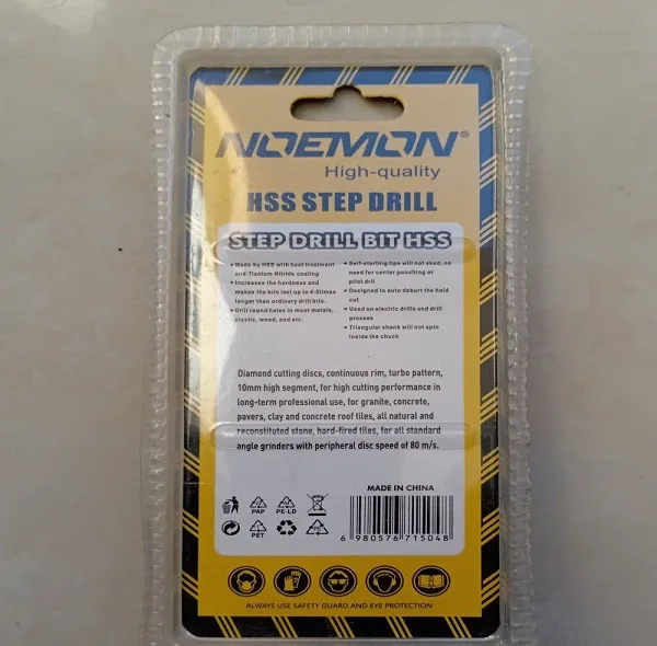 مته کاجی نومون مدل HSS Step Drill سایز 4-39 میلی متر