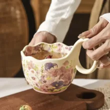 ماگ مدل لته خوری گل کد 2772