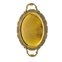 سینی  پیتر پیوتر مدل گل رز بیضی کد 8537
