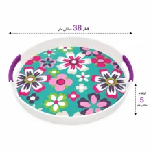سینی دسته دار مدل بامبو کد AKB2 سایز 38×38 سانتیمتر