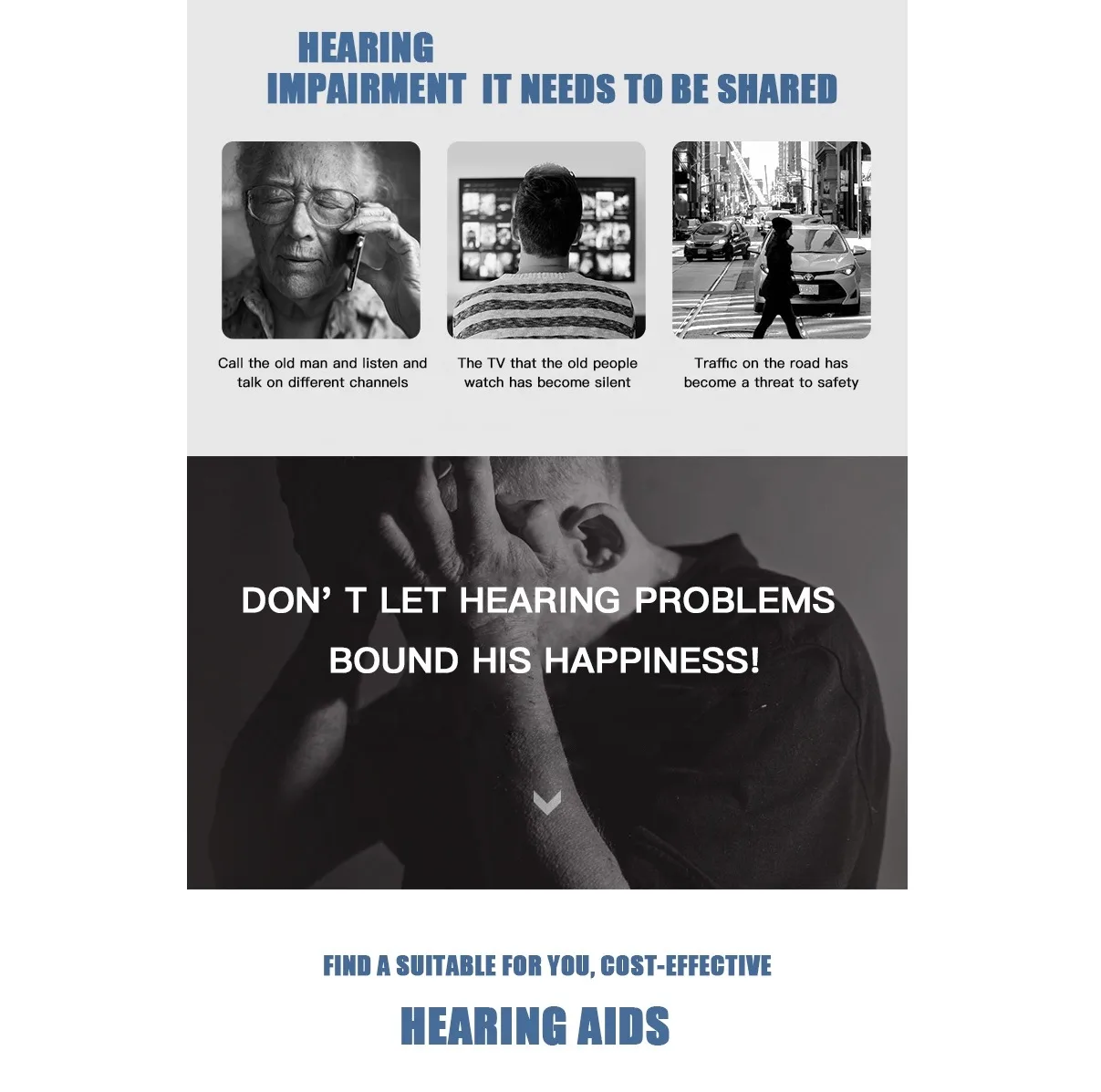 سمعک مدل hearing aid bluetooth for the deaf