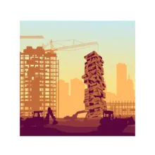 بازی فکری مدل تعادلی دورهمی جنگا Jenga 48 مناسب برای 3 سال به بالا