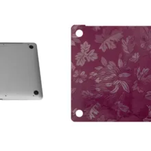 برچسب پوششی ماهوت طرح Red Wild-Flower مناسب برای لپ تاپ Macbook 12inch Retina