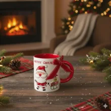 ماگ طرح کریسمس مدل Santa کد 140