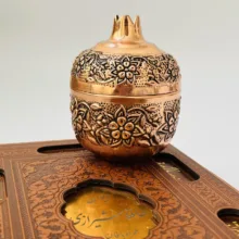 قندان مسی مدل انار کد ZH416
