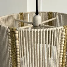 لوستر بافتنی مدل مکرومه کد 3520