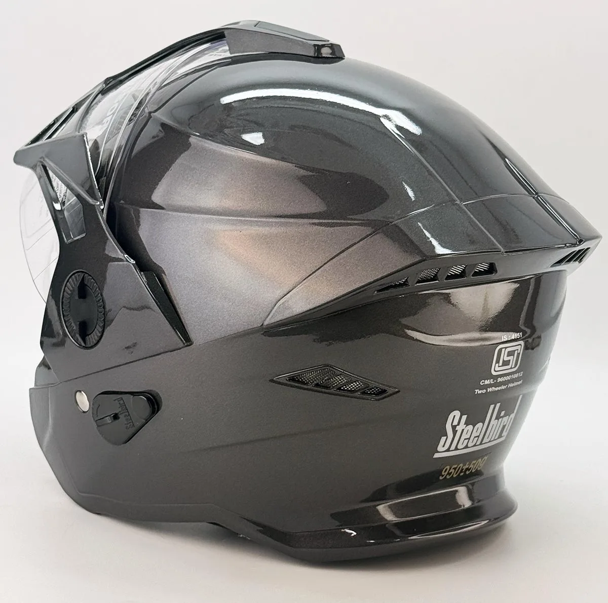 کلاه کاسکت بدون فک استیل برد مدل Adventure X کد 2373