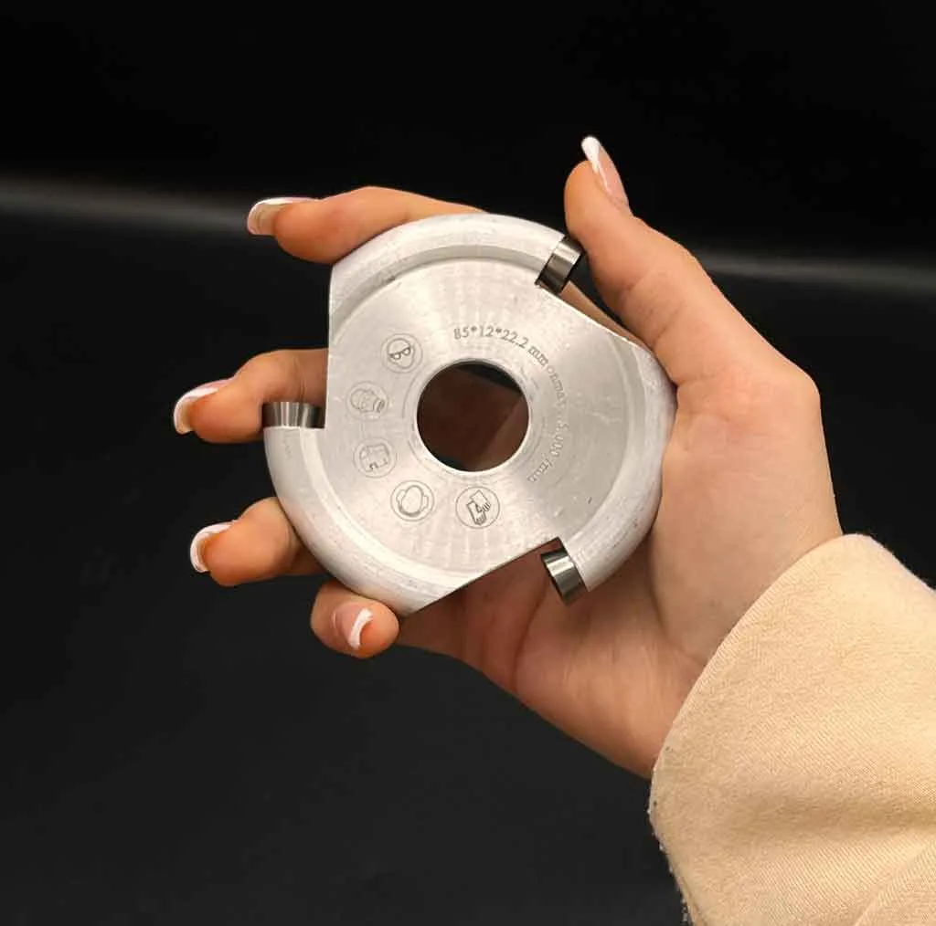 چوب ساب الماسه سه تیغ مهره خور کد jt-8.5
