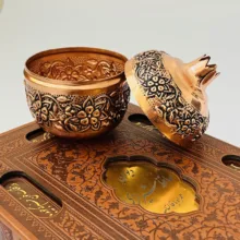 قندان مسی مدل انار کد ZH416