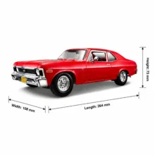 ماکت ماشین مایتسو مدل شورولت نوا اس اس 1970