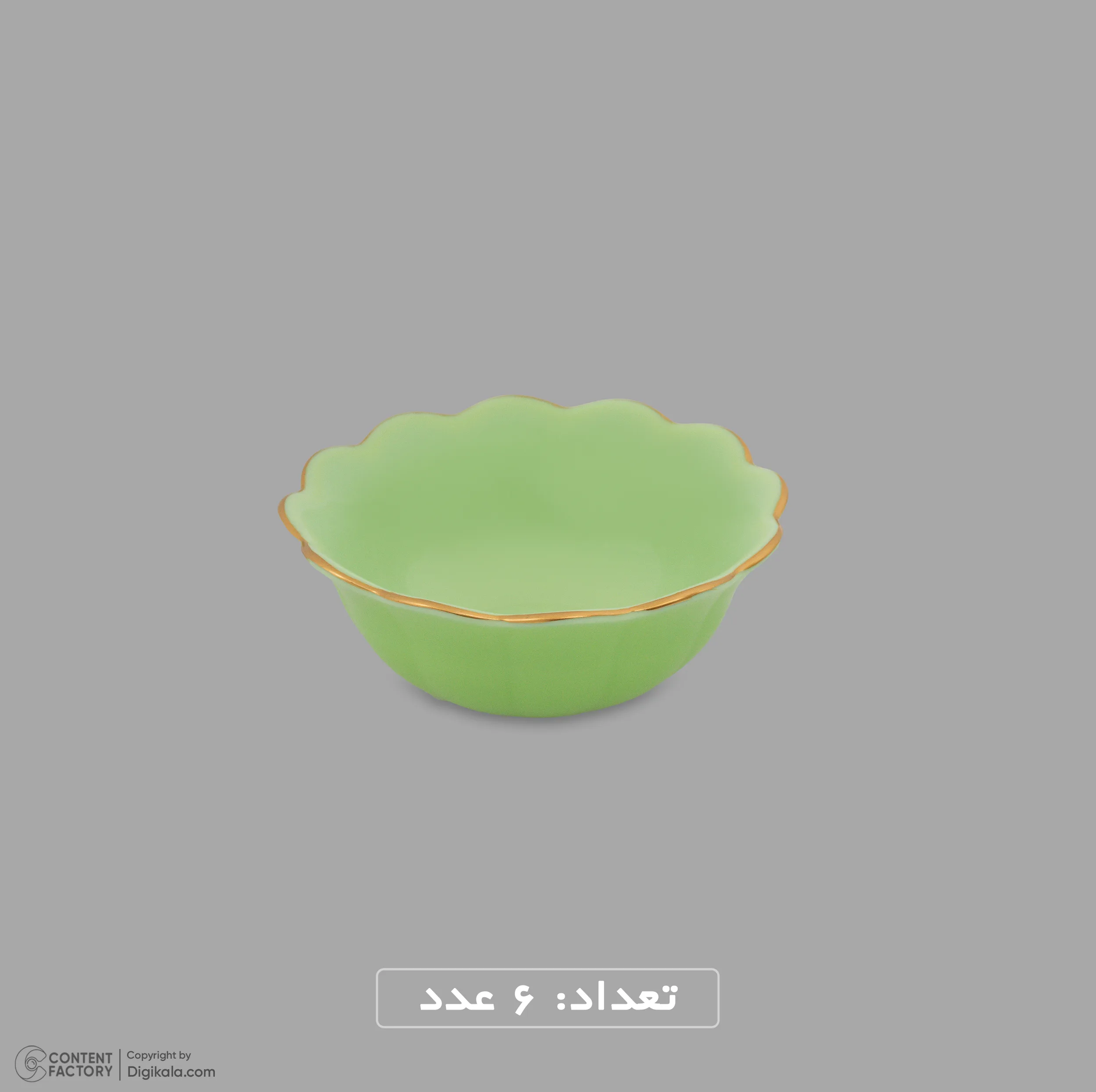 سرویس غذاخوری اوپال 26 پارچه 6 نفره گلدن اوپال مدل Florina