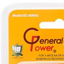 شارژر باتری جنرال پاور مدل GC-408AU