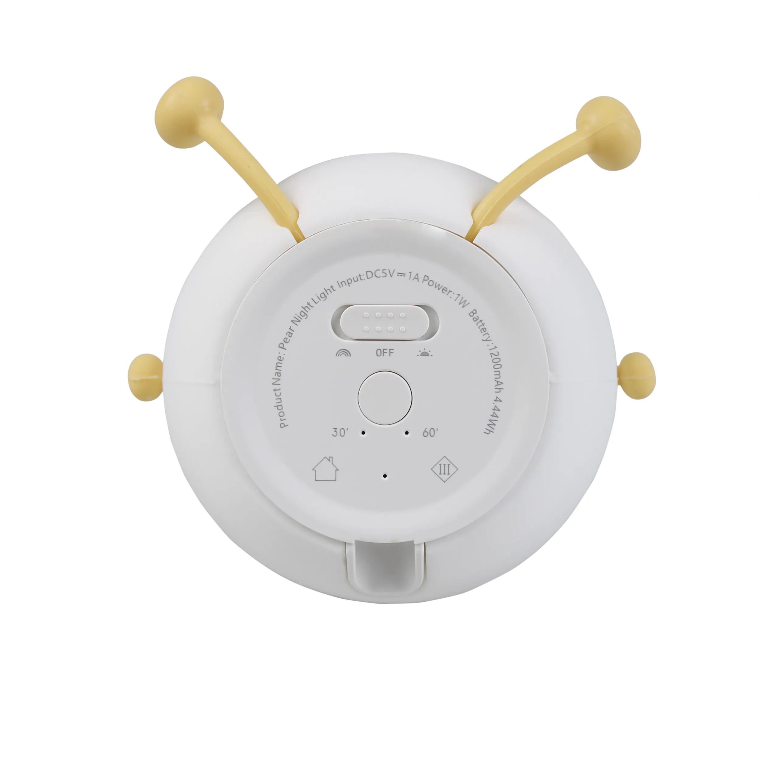 چراغ خواب کودک مدل سیلیکونی طرح گلابی کد L40