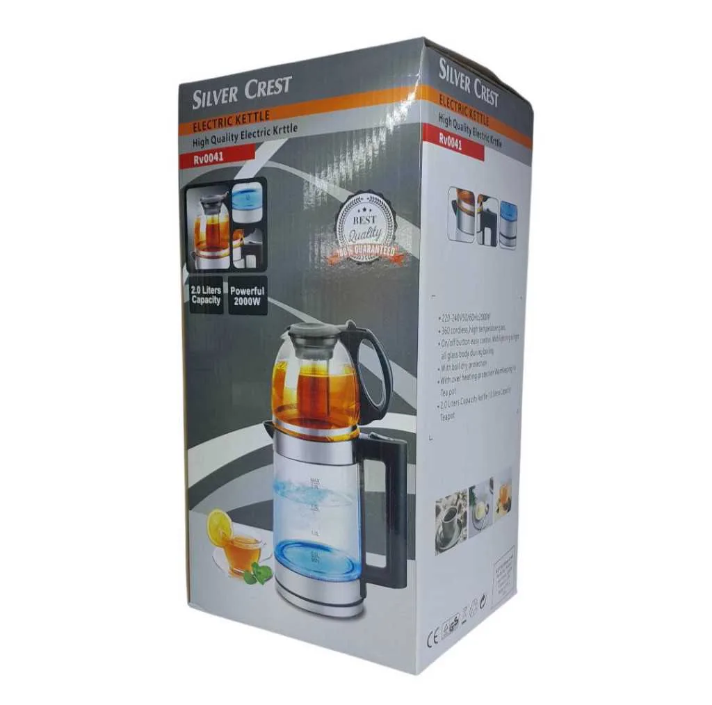 چای ساز روی هم سیلور کرست مدل Rv0041