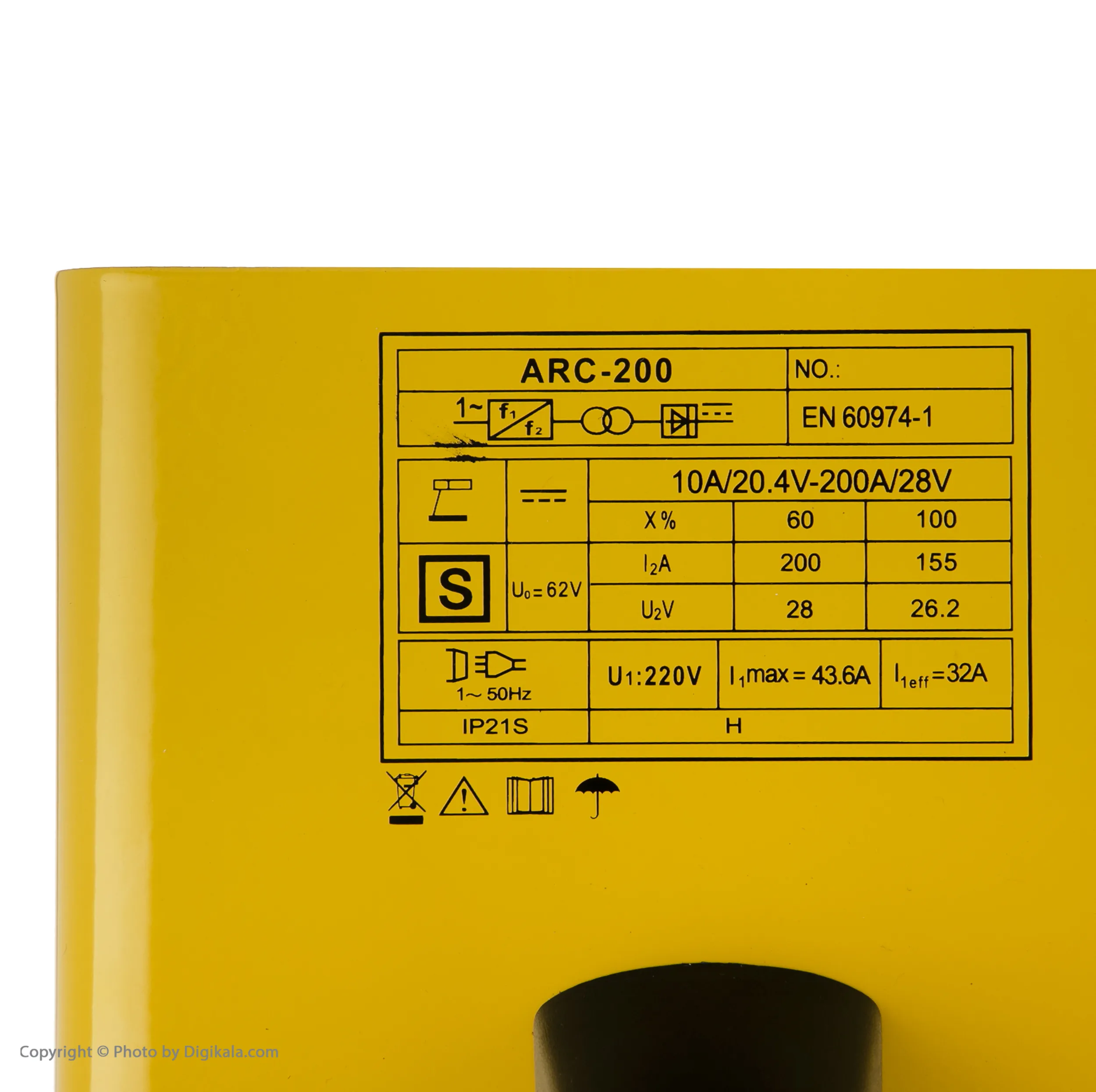 اینورتر جوشکاری 180آمپر پروتک مدل ARC-200