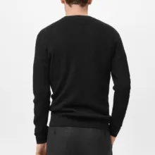 پلیور یقه گرد مردانه مانگو مدل REGULAR FIT COTTON