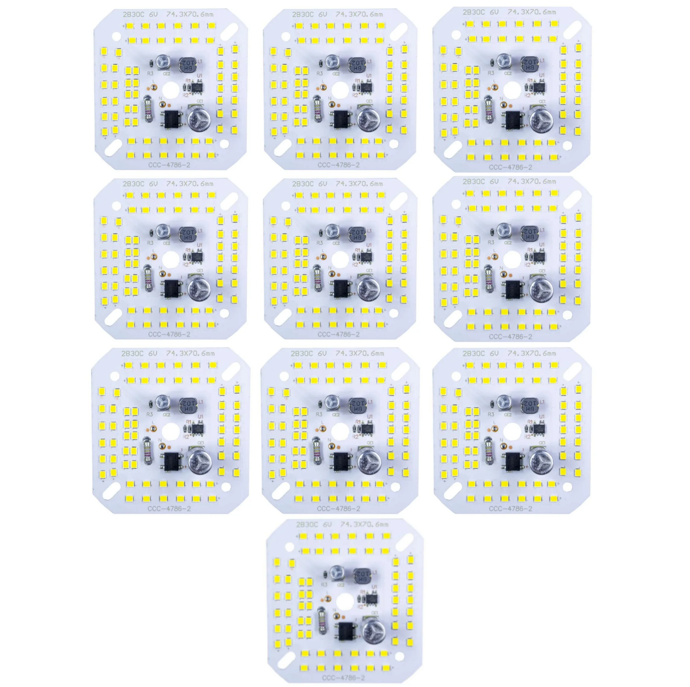 چیپ ال ای دی 60 وات مدل MRB-2B30C بسته 10 عددی