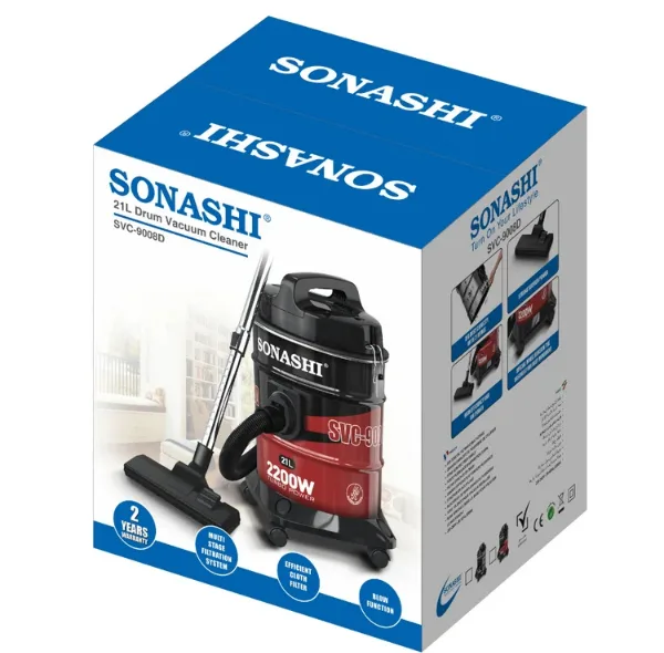 جاروبرقی سطلی 2200 وات سوناشی مدل SVC-9008D