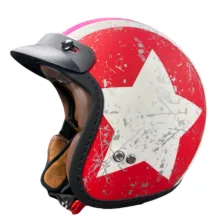 کلاه کاسکت وسپایی راپیدو مدل Red Star-610