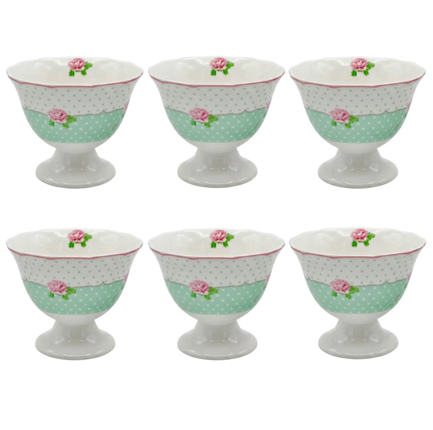 بستنی خوری آنجلا مدل ZP-403 بسته 6 عددی